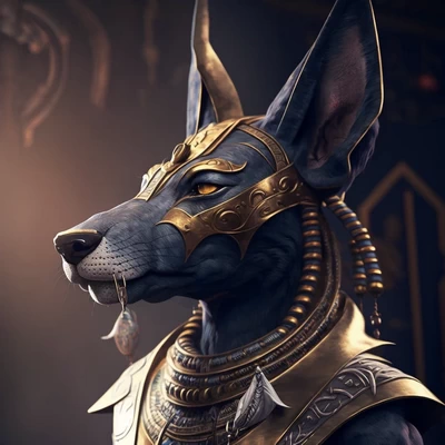 Єгипетський бог Анубіс, The Egyptian god Anubis
