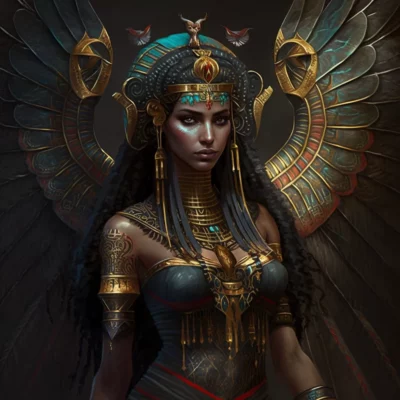 Egyptian goddess Isis