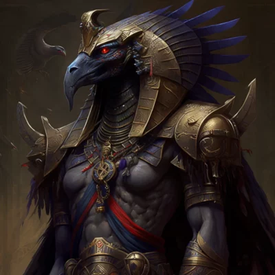 Egyptian god Amun-Ra