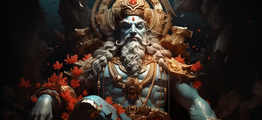Brahma - the Indian god