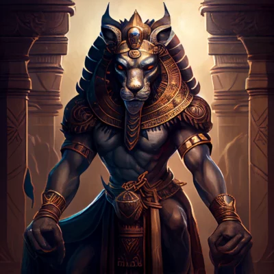 Egyptian god Nefertum