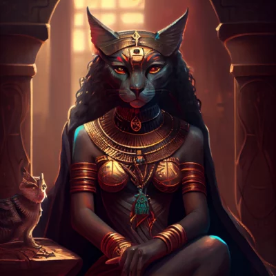 Egyptian goddess Bast