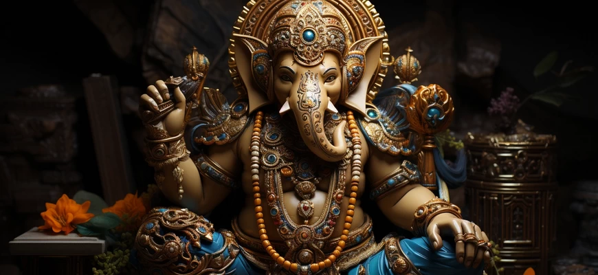 Indian god Ganesha