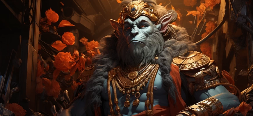 Indian god Hanuman
