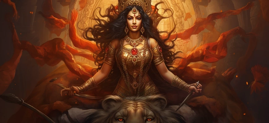 Indian goddess Durga