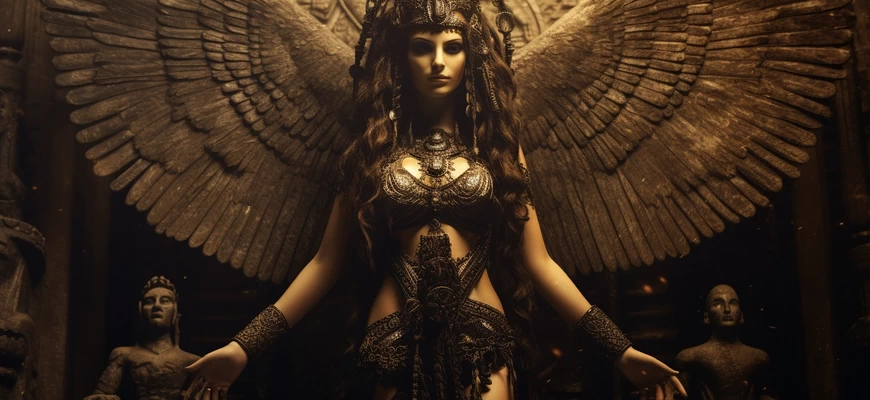 Sumerian goddess Ereshkigal
