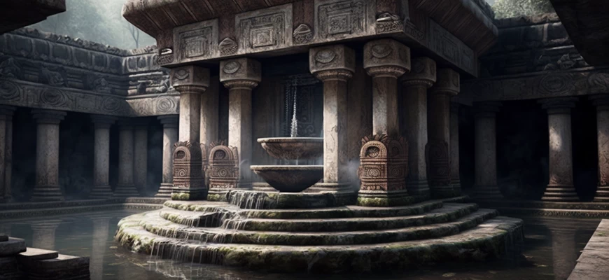 The ancient Mayans built fountains and flush toilets